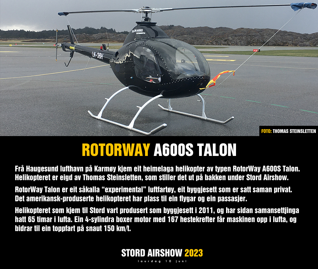 SA23deltagereRotorWayTalon SA23deltagereRotorWayTalon